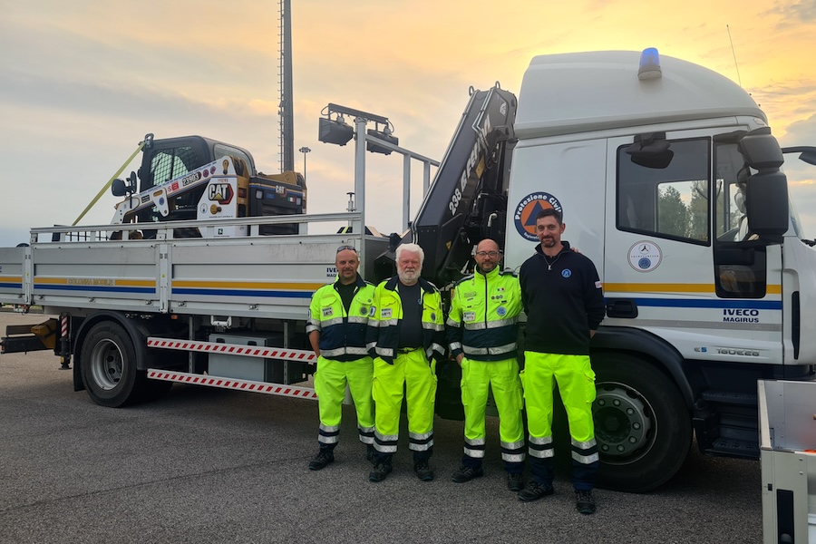 Protezione Civile alongside everyone
