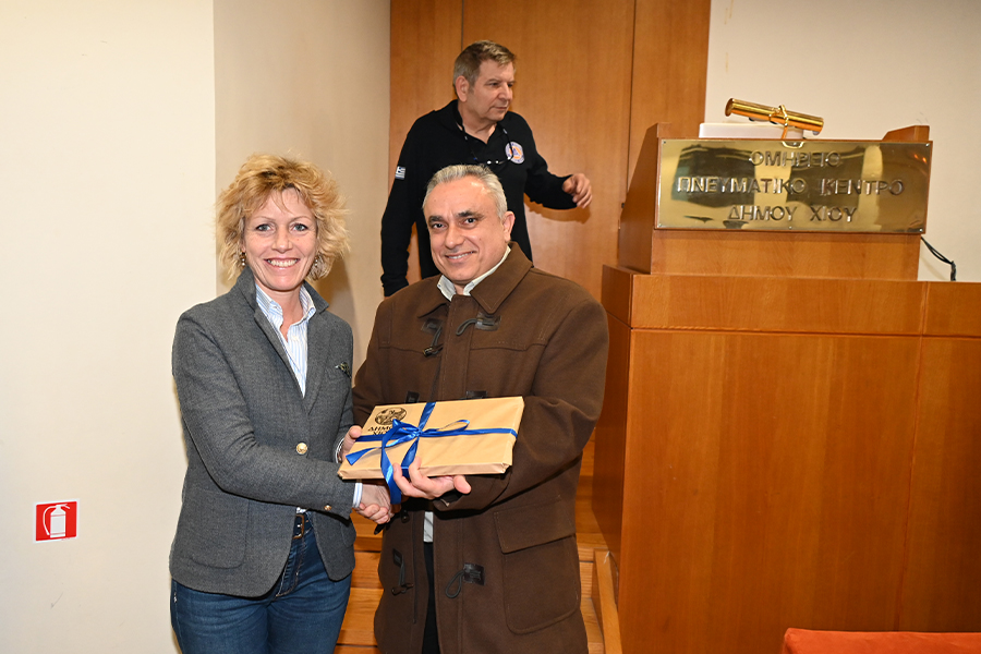 Reale Foundation a Chios: sostegno alle comunit&agrave; colpite dagli incendi e visita sul territorio
