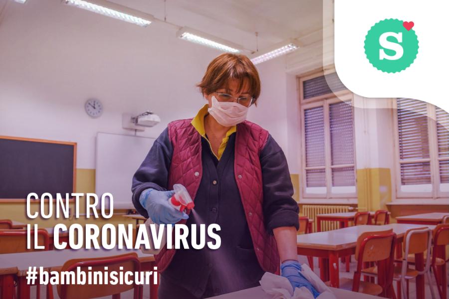 Emergenza Coronavirus:  parte il progetto “Bambini sicuri” a favore delle scuole
