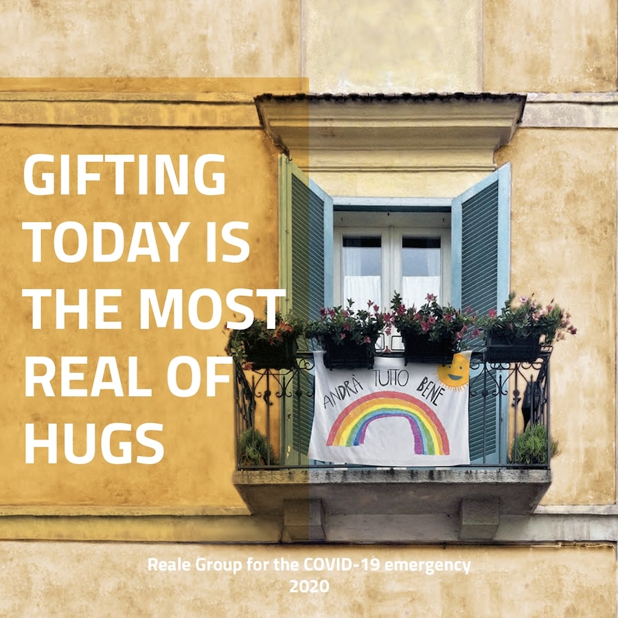 Gifting today is the most real of hugs: Reale Group for the Covid-19 emergency
