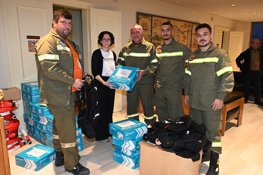 Reale Foundation a Chios: sostegno alle comunità colpite dagli incendi e visita sul territorio
